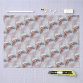 ベビー写真のパターン 薄葉紙 (クラフト)