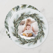 ベビー写真の外の冷たい写真 案内状 (正面/裏面)