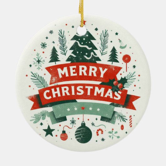 ベビー写真クリスマスミスタントウグイトナカイ セラミックオーナメント (裏面)