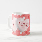 ベビー写真テンプレートマググ コーヒーマグカップ (正面左)