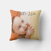 ベビー写真テンプレート「リトルラブ」 クッション (裏面)