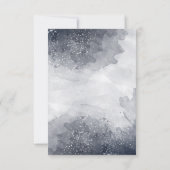 ベビー写真バプテスマエレガントス宗教教会イベント 招待状 (裏面)