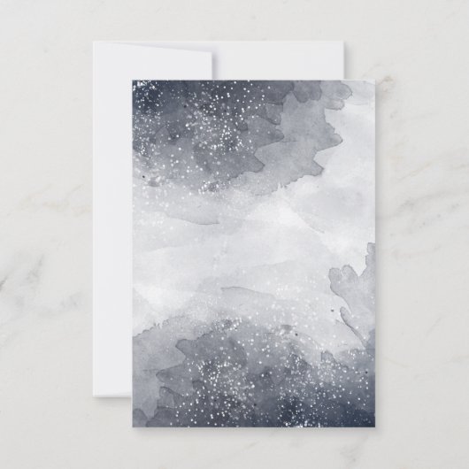 ベビー写真バプテスマエレガントス宗教教会イベント 招待状 (裏面)