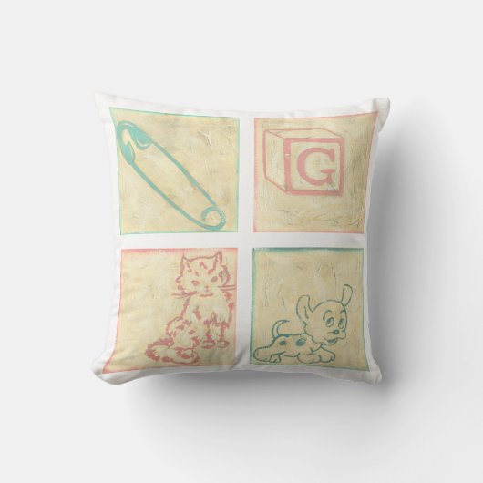 ベビー写真ブロックズバイチャリラザリス クッション (正面)