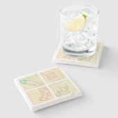 ベビー写真ブロックズバイチャリラザリス ストーンコースター (横)