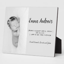 ベビー写真名誕生パーソナライズされた 