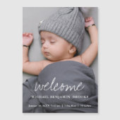 ベビー写真発表磁石 (正面)