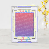  ベビー写真立て カード (黄色い花)