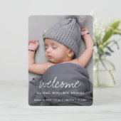 ベビー写真 案内状 (スタンド正面)