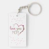 ベビー写真、母の日の贈り物、 キーホルダー (裏面)