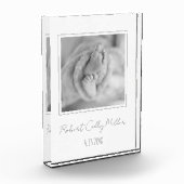 ベビー写真 誕生のお知らせ 現代のベビー家具 フォトブロック (左)