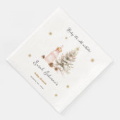 ベビー冬のベビーシャワー外は寒い (コーナー)