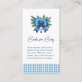 ベビー冬のベビーシャワー外は寒い エンクロージャーカード