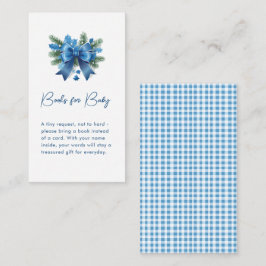 ベビー冬のベビーシャワー外は寒い エンクロージャーカード