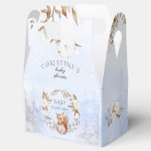 ベビー冬のベビーシャワー外は寒い フェイバーボックス (オープン)