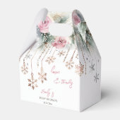 ベビー冬のベビーシャワー外は寒い フェイバーボックス (正面サイド)