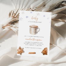 ベビー冬のベビーシャワー外は寒い