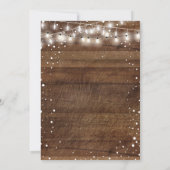 ベビー冬のベビーシャ素朴ワーの外は寒い 招待状 (裏面)