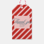 ベビー冬の外が寒い赤ちゃんシャワー ギフトタグ (裏面)