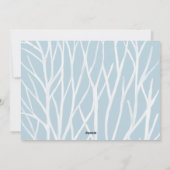 ベビー冬の日の外は寒いクリスマスフォト シーズンカード (裏面)