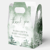 ベビー冬の森の外は寒い フェイバーボックス (オープン)