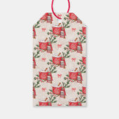 ベビー冬の赤ちゃんシャワーの外が寒い ギフトタグ (裏面)