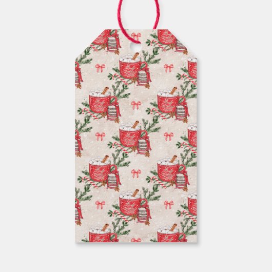 ベビー冬の赤ちゃんシャワーの外が寒い ギフトタグ (裏面)