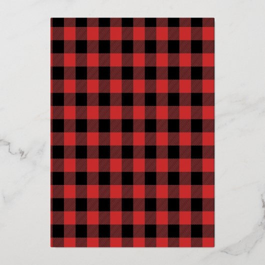 ベビー冬の赤ちゃんシャワー外は冷実在たい 箔招待状 (裏面)