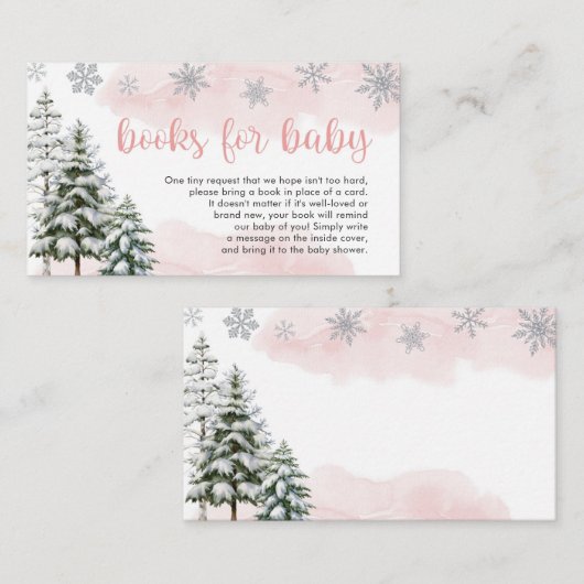 ベビー冷たいアウトサイドガールブックベビー エンクロージャーカード (正面/裏面)