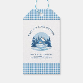 ベビー冷たいアウトサイドギフトラベル ギフトタグ