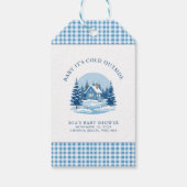 ベビー冷たいアウトサイドギフトラベル ギフトタグ (裏面)