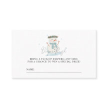 ベビー冷たいアウトサイドシャワーおむつラッフルチケット