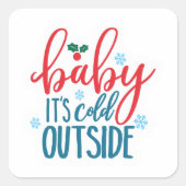 ベビー冷たいアウトサイドシール スクエアシール (正面)