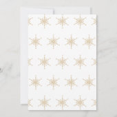 ベビー冷たいアウトサイドハンドドロンピンクの赤ちゃんシャワー 招待状 (裏面)