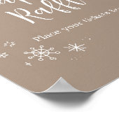 ベビー冷たい外おむつラッフル ポスター (角)