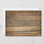 ベビー冷たい外のシカのベビーシャワーの招待状 招待状 (裏面)