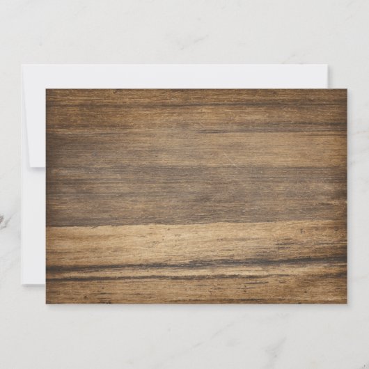 ベビー冷たい外のシカのベビーシャワーの招待状 招待状 (裏面)