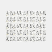 ベビー冷たい外のフリースブランケット フリースブランケット (正面(横))