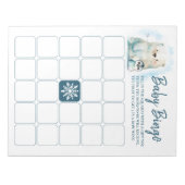 ベビー冷たい外ベビービンゴ ノートパッド (正面)