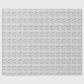 ベビー冷たい外側の包むこと ラッピングペーパー (フラット)