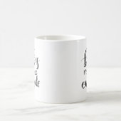 ベビー冷たい外側|の手書きの休日 コーヒーマグカップ (中央)