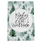 ベビー冷たい屋外ベビーシャワー抱き枕 ミディアムペーパーバッグ (裏面)