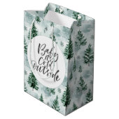 ベビー冷たい屋外ベビーシャワー抱き枕 ミディアムペーパーバッグ (裏面アングル)