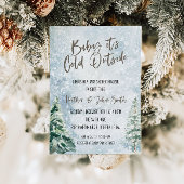 ベビー冷たい屋外ベビーシャワー招待状 招待状
