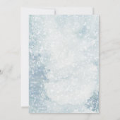 ベビー冷たい屋外ベビーシャワー招待状 招待状 (裏面)