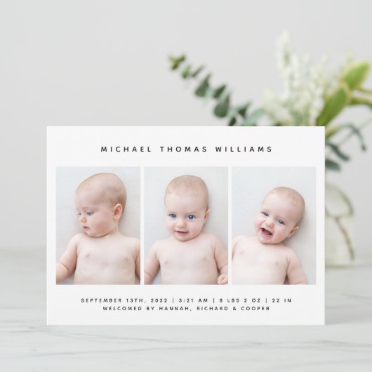 ベビー出生告知 (スタンド正面)