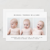 ベビー出生告知 (正面/裏面)