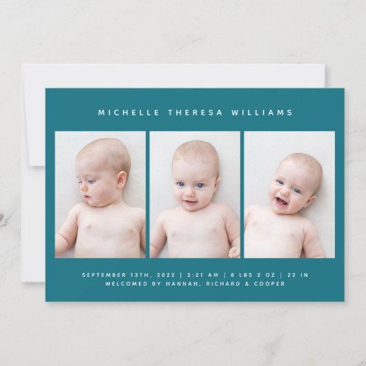 ベビー出生告知 (正面)