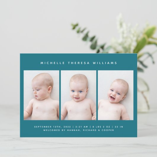 ベビー出生告知 (スタンド正面)