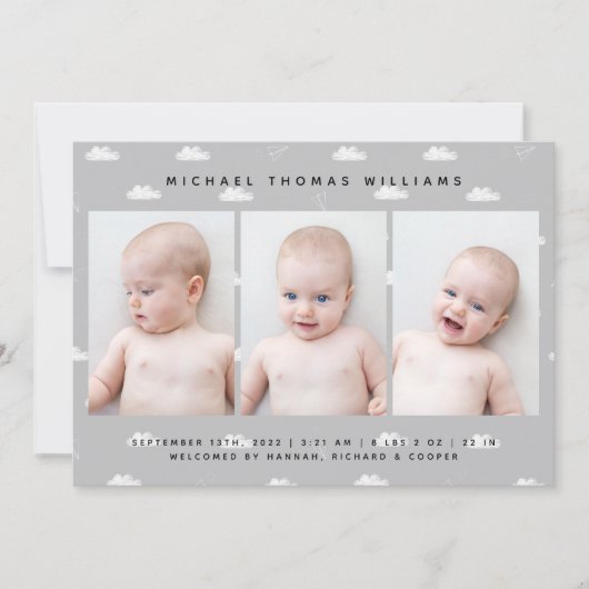 ベビー出生告知 (正面)